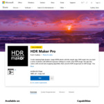 $0: HDR Maker Pro (Was $4.45) @ Microsoft