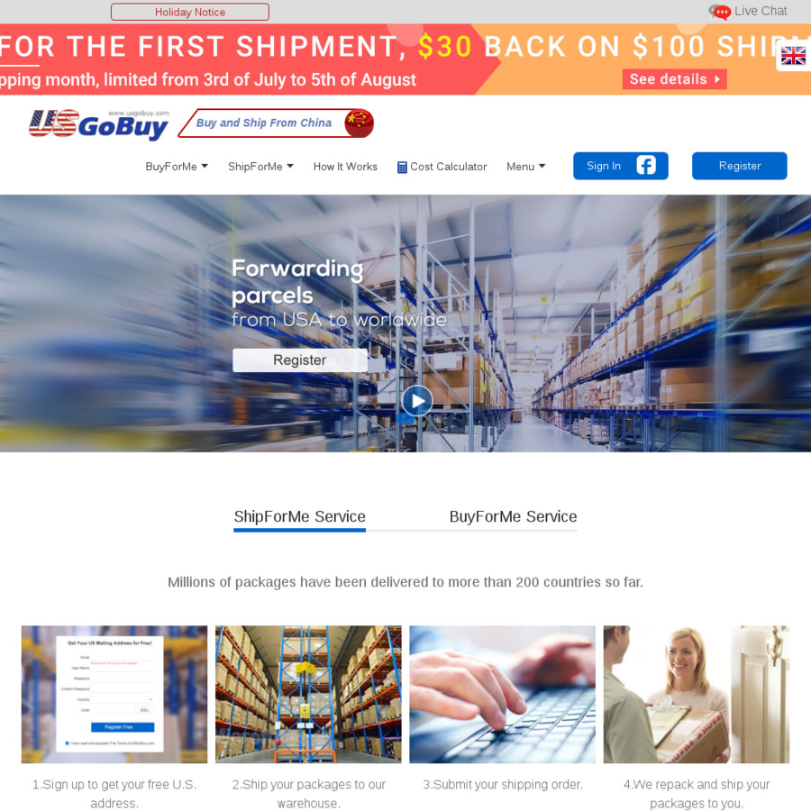 10 off for New Customers Forwarding Parcels from US to Australia US Go Buy OzBargain