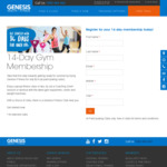 Genesis Fitness Clubs - 14 Days for $14