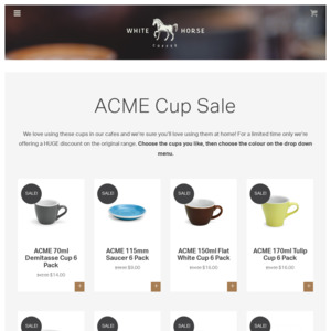 What Size Cup?!, Acme Blog