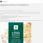 [QLD] FREE Double Movie Pass on $25+ Spend at Any Specialty Store or $50 at Coles & BWS in 1 Transaction @ The Barracks Brisbane
