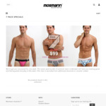 7 Pack Luxurious Men's Underwear for $99 (Save $50) (Free Shipping) @ Mosmann Australia