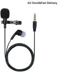 AGPTEK 2-IN-1 Clip-on Lavalier Microphone $9.99 Delivered @ Auksas18 via eBay AU