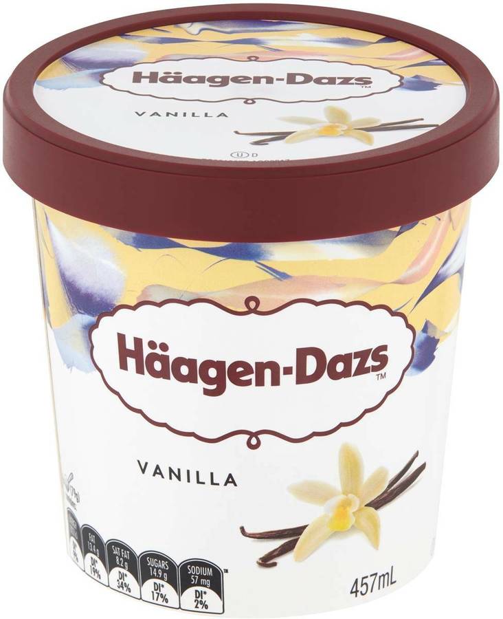 Häagen-Dazs Vanilla Ice Cream 457ml $4 (Was $11.50) @ Woolworths ...