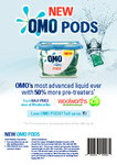 Omo Pods 50% off at Woolworths from Facebook