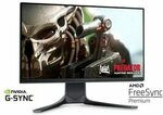 Alienware 25" FHD 240hz G-Sync Compatible IPS Monitor (AW2521HF or AW2521HFL) $455.04 Delivered @ Dell AU