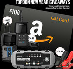 Win Amazon Gift Card, Battery Tester, Obd2 Scanner Worth $1800 from TOPDON