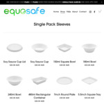Eco-Friendly Party Packaging Supplies 50-Pack from $20 Delivered + $10/$20 Discount with Minimum Order @ Equosafe