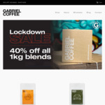40% off 1kg Coffee (+15% off w/ Newsletter Subscription) + $7.90 Delivery (Free w/ $60 Spend) @ Gabriel Coffee