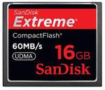 $59.95 SanDisk Extreme 16GB Compact Flash 60MB/s