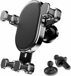 Car Air Vent Phone Holder, 2in1 Car Phone Holder Mount for Car $15.80 + Delivery ($0 with Prime) @ TEBCTW Amazon AU
