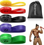 5 Pcs Resistance Bands Set, Natural Latex Fitness Bands Set $19.99 + Delivery ($0 with Prime/ $39 Spend) @ Qianmian Amazon AU