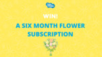 Win a Six-Month The Daily Bunch Flower Subscription (Worth $234) from Dishmatic