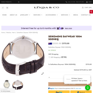 Linda and co online seiko