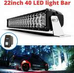 22inch 40 LED Light Bar 200W Offroad SUV 4WD Double Row 11500lm $149.95 (RRP $229.95) Delivered @ JRAutofix
