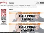 Hallensteins - Winter Sale (50% off Selected Jackets, Sweats, FREE SHIPPING