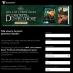 Win 1 of 5 Fantastic Beasts: The Secrets of Dumbledore Prize Packs, Including a Screenplay and DVD from Roadshow Films