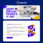 Win 5 x $1,000 Special Gift Cards For Dad This Father's Day from Special Gift Cards