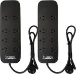 [NSW] Cordtech 8 Outlet Powerboards - 2 Pack in White - $3 @ Bunnings, Port Stephens