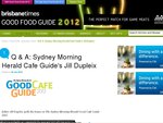 SMH Good Cafe Guide 2012 $5 with Purchase of Sydney Morning Herald on Sat 23/6