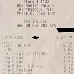 Feast for Two (6pcs Chicken, 2 Reg Chips, Reg Potato & Gravy, Reg Coleslaw and 2 Reg Drinks) $18.95 @ KFC (Selected Stores)