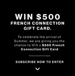 Win a $500 French Connection Gift Card from French Connection Australia