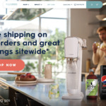 Free Shipping (No Minimum Spend, Save $12.50, Excluding Gas Cylinders) @ SodaStream