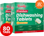 Proudly Premium Dishwashing Tablets Lemon Citrus 80pk - $6.40 ($0.08/Tablet) + Delivery ($0 with Onepass) @ Catch (Expiry 12/23)
