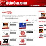 'Coke Unleashed' Various $50 Gift Vouchers for 500 Points