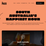 [SA] 50% off All Food and Drink, between 5pm-6pm from 7 Aug to 2 Sep at Selected Pubs & Bars @ The Pass App