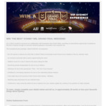 Win a 2023 NRL Grand Final Weekend for 2 Worth $9,000 from Accor