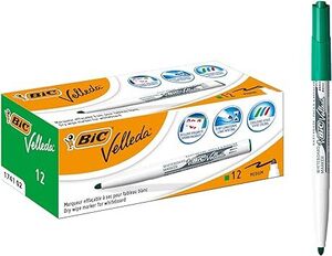 [Prime] BIC Velleda 1741 Whiteboard Markers Medium Bullet Nib Green (Box of 12) $5.57 Delivered @ Amazon AU