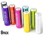 Sanyo Eneloop Batteries Glitter 8pk $9.99 + $9.95 Shipping (Limit of 1 Per Order) - COTD