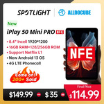 Alldocube iPlay 50 Mini Pro NFE Tablet (Netflix L1) 8GB/128GB US$121.99 (~A$191.02) Shipped @ Alldocube Official AliExpress