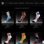 Selected Steigen 1/2 Length Running Socks $11.00 (50% off, Was $21.95) + Delivery ($0 with $50 Order) @ Steigen