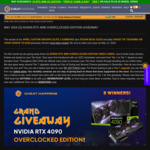 Win 1 of 3 Nvidia RTX 4090 OC EDITION from Cheat Happens