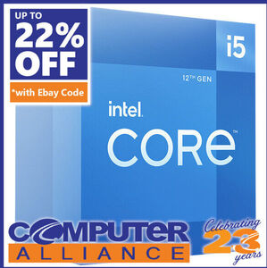 [eBay Plus] Intel Core i5 12400F 6 Core CPU 2.5GHz Socket LGA1700 $170.82 Shipped @ Computer Alliance eBay