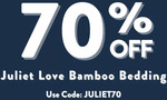 70% off Juliet Love 100% Bamboo Sheets, Quilt Covers and Pillowcases + $10 Delivery ($0 with $75 Order) @ Bamboo Haus