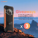 Win 1 of 3 KingKong ACE 3 Mobile Phones from Cubot