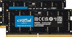 [Prime] Crucial CT2K16G56C46S5 32 GB B DDR5 5600 MHz ECC Laptop Memory Module (2 x 16 G) $127.78 delivered @ Amazon US via AU