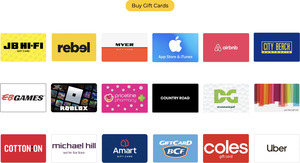 Amazon 2.5%, Amart 8.75%, BWS 2.92% Gift Card Cashback, AliExpress ~7.5% Cashback @ Aura