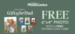 Free 6"X4" Photo with Free Card for Father's Day @ Harvey Norman PhotoCentre (Limit 1 Free Photo & Card Per Customer)