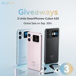 Win 1 of 3 Cubot A20 Android Mobile Phones from Cubot