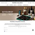 Win a Chocolate & Wine Bundle (Worth $500) from Koko Black X Yering Station