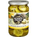 1/2 Price Always Fresh Cucumbers 700g $2.30 Dolmades $2.45 Capers $2 + Delivery ($0 C&C Min. $50) [Online Only] @ Woolworths