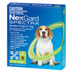 25% off Nexgard Spectra for MediumDog 7.6 - 15kg (Green) - 6 Pack $74.24 + Delivery ($0 for Metro) @ Budget Pet Products