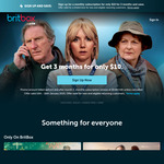 Britbox - 3 Month Subscription $10 (Usually $9.99 Per Month) - New and “Eligible Returning” Customers