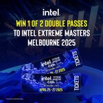 Win 1 of 2 Intel Extreme Masters Melbourne 2025 General Admission 3 DAY Double Passes from Umart [No Travel]