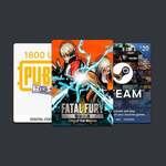 Win a Key for Fatal Fury: City of The Wolves, a $20 USD Steam Gift Card, or a PUBG Mobile 1800 UC Gift Card from Premium CD Keys