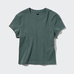 96% Cotton Women's Mini T-shirt $4.90 (Pink/Natural/Dark Green/Green) + $7.95 Delivery ($0 C&C/ in-Store/ $75 Order) @ UNIQLO